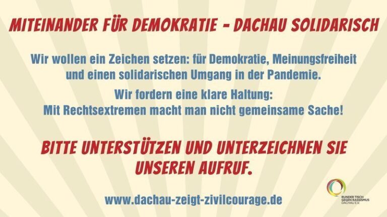 MITEINANDER FÜR DEMOKRATIE-DACHAU SOLIDARISCH